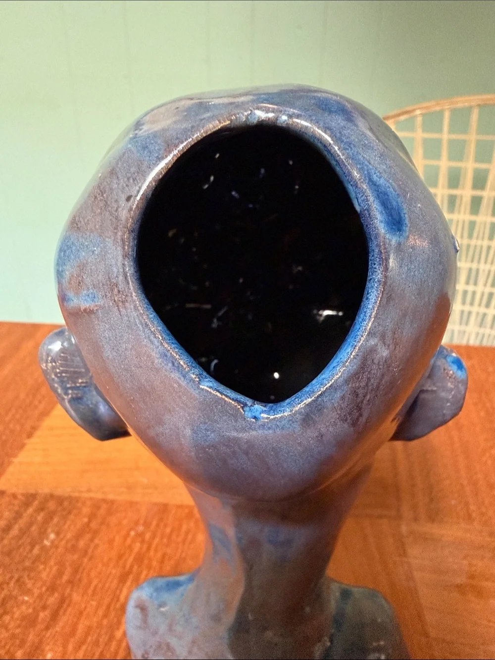 Haven Cove Customs - Haunted Mansion Beheaded Zombie Tiki Mug - Light Blue Gloss